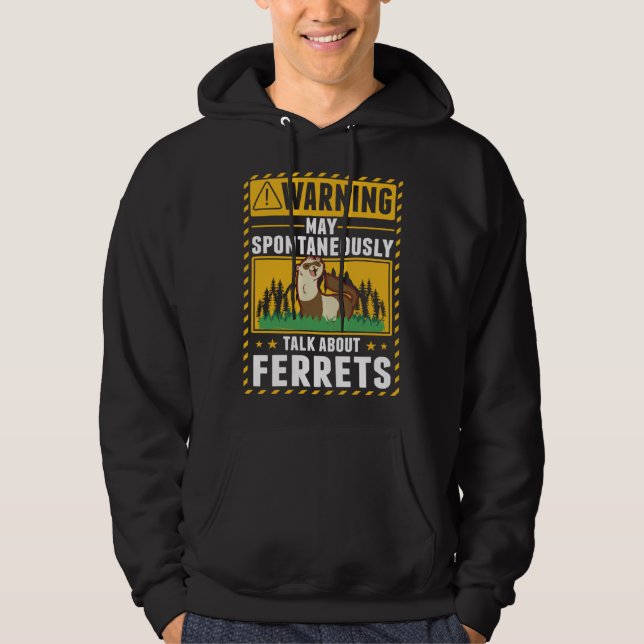 Ferret Lover Hoodie (Front)