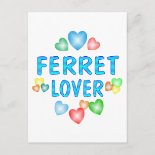 FERRET LOVER POSTCARD