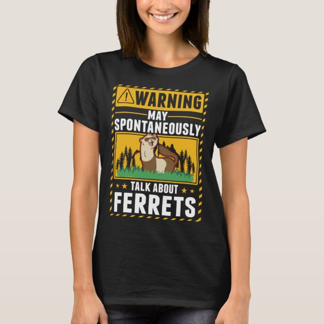Ferret Lover T-Shirt (Front)