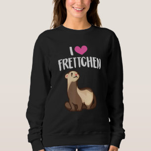 Ferret Mom Dad Mustela Nigripes 1 Sweatshirt