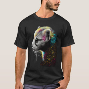 Ferret Mom Dad Mustela Nigripes T-Shirt