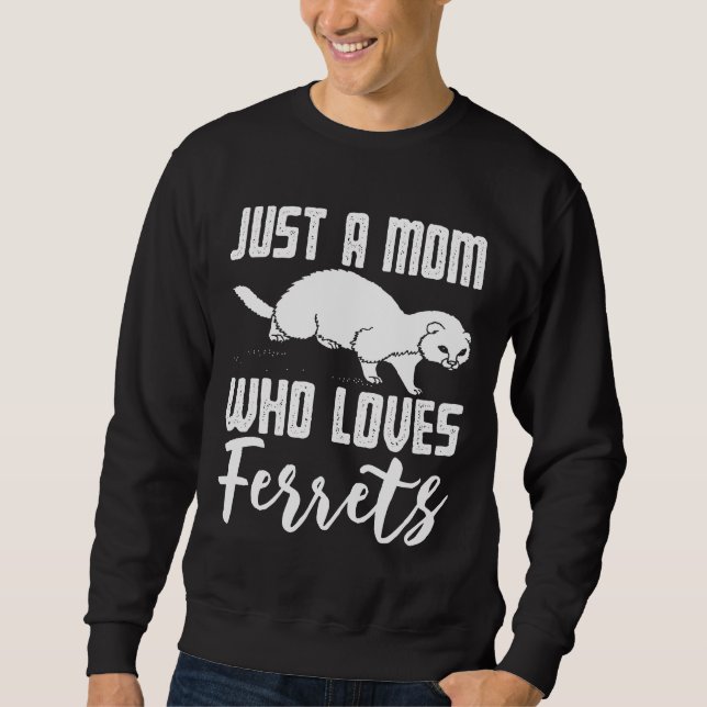 Ferret Mom Tees   For Ferret (Front)