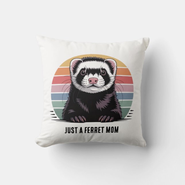 Ferret mum cushion (Front)