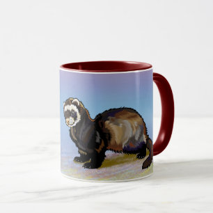 ferret (Mustela putorius furo) Mug