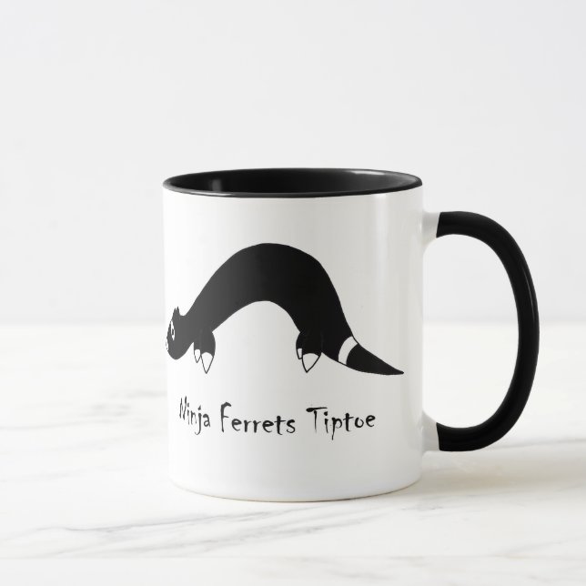 Ferret Ninja Mug (Right)