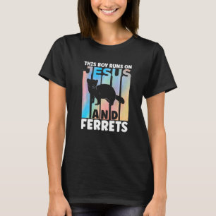 Ferret Outfit for Ferret Lover Apparel for Boys Pr T-Shirt