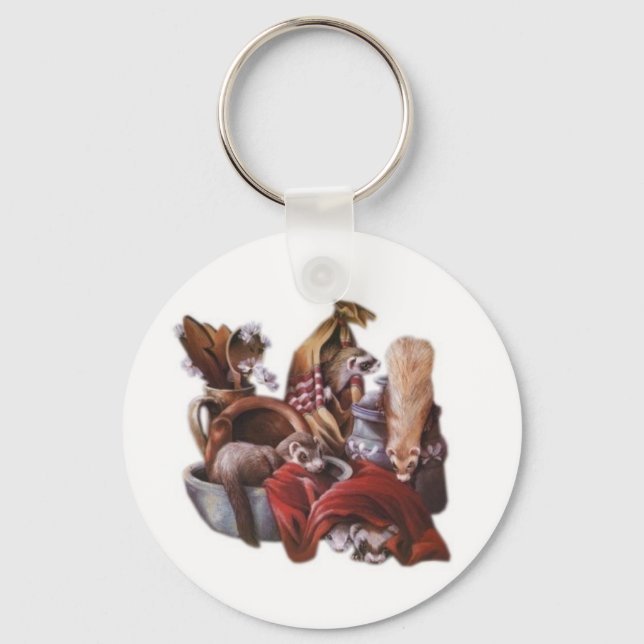 ferret play key ring (Front)
