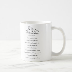 Ferret Property Laws Coffee Cup