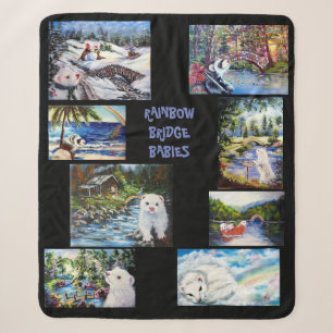 ferret rainbow bridge sherpa blanket