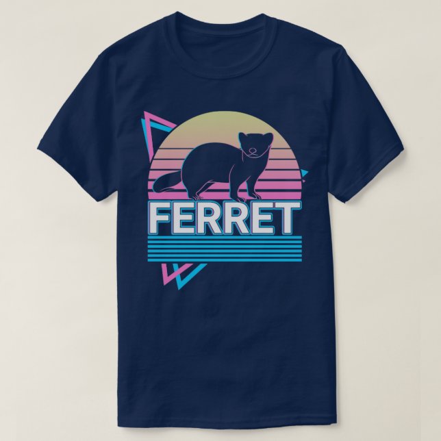 Ferret Retro Gift1 T-Shirt (Design Front)
