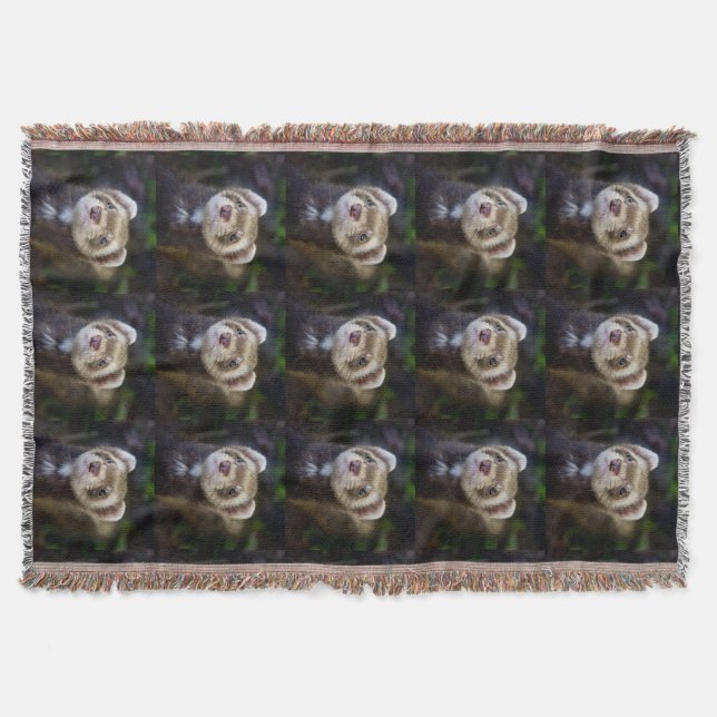 Ferret Throw Blanket (Front)