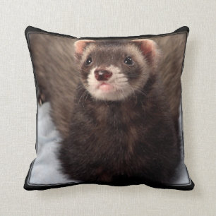 Ferret Throw Pillow Home Decor
