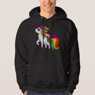 Ferret Unicorn Animal Lover Hoodie