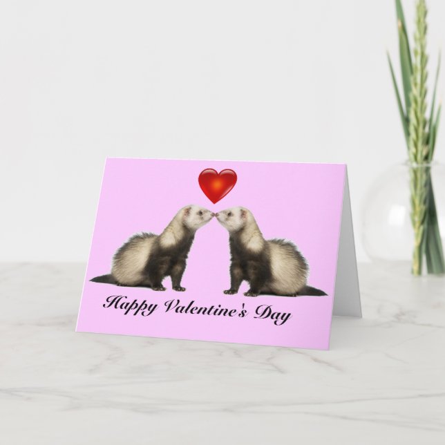 Ferret Valentine card (Front)