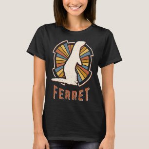 Ferret Vintage Classic Retro Animal Love T-Shirt