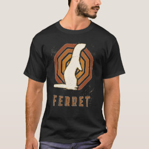 Ferret Vintage Retro Classic Animal Love T-Shirt