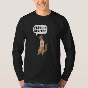 Ferret Weasel Pet Rodent Animal Vateranian T-Shirt