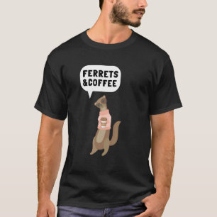 Ferret Weasel Pet Rodent Animal Vateranian T-Shirt