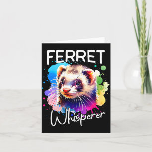 Ferret Whisperer Comfort Colors Adult Heavyweight Card