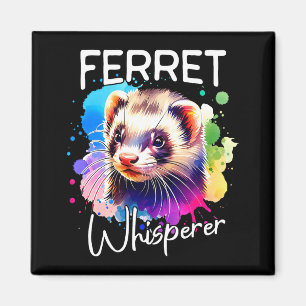 Ferret Whisperer Comfort Colors Adult Heavyweight Magnet