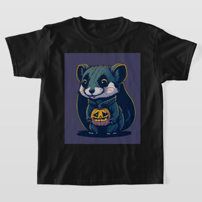 Ferret Winged Warrior T-Shirt (Laydown)