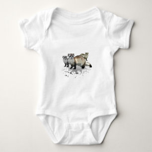 Ferrets Baby Bodysuit