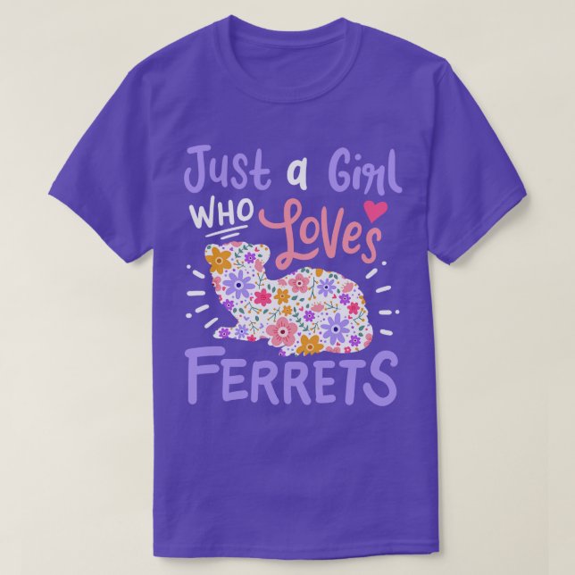 Ferrets Ferret Lover 1 T-Shirt (Design Front)