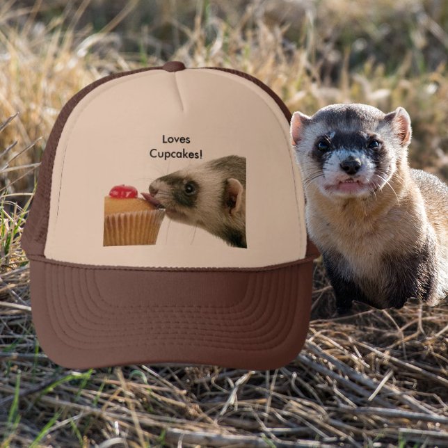 Ferrets Love Cupcakes Hat (Ferrets Love Cupcakes Hat)