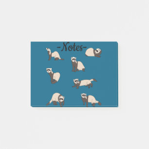 Ferrets post-it notes