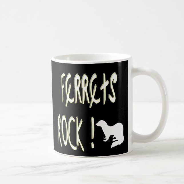 Ferrets Rock! Mug (Right)