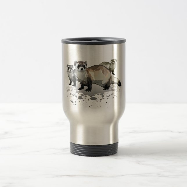 Ferrets Travel Mug (Center)