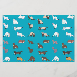 Ferrets, Weasels, and Ermines Stationery