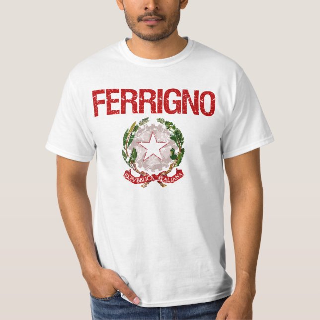Ferrigno Italian Surname T-Shirt (Front)