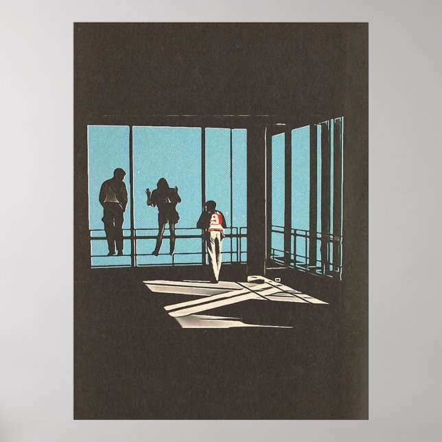 Ferris Bueller Sears Tower Poster (Front)