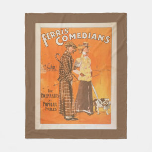 Ferris Comedians "Pacemakers at Popular Prices" Fleece Blanket