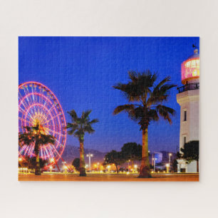 Ferris wheel and lighthouse jigsaw puzzle