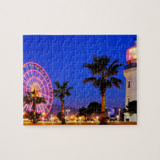 Ferris wheel and lighthouse jigsaw puzzle