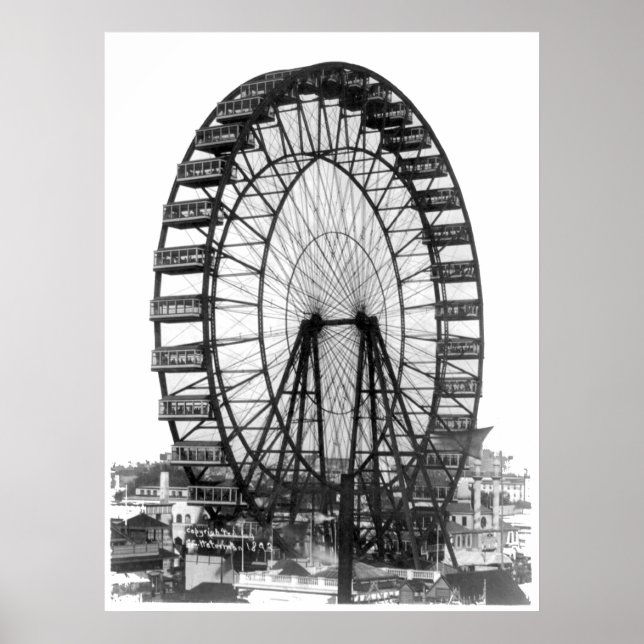 Ferris Wheel at Chicago World's Fair Poster (Front)