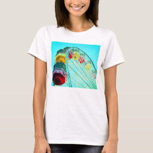 Ferris Wheel at Santa Monica Pier, California T-Shirt