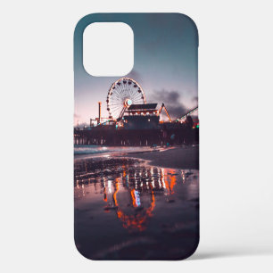 Ferris wheel during golden hour iPhone 12 case