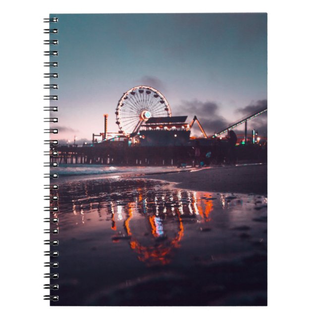 Ferris wheel during golden hour notebook (Front)