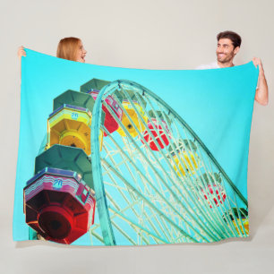 Ferris Wheel Fleece Blanket