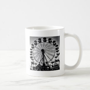 Ferris Wheel in Black and White Photo Gifts Coffee Mug