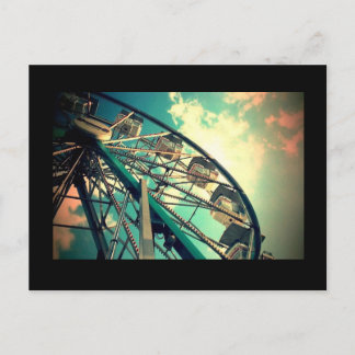 Ferris wheel postcard