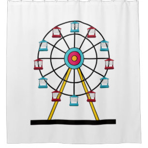 Ferris Wheel Shower Curtain