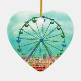 Ferris Wheel Spring Fest Misquamicut Beach Ceramic Tree Decoration
