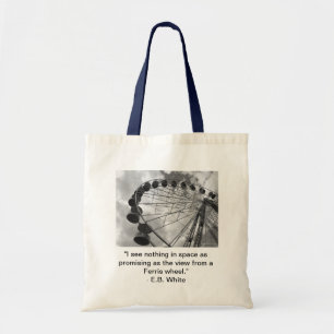 Ferris wheel tote bag