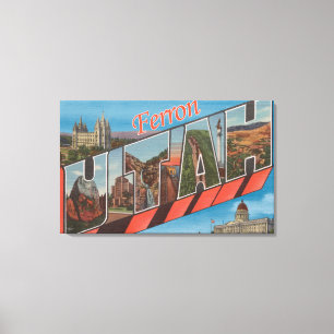 Ferron, UtahLarge Letter ScenesFerron, UT Canvas Print