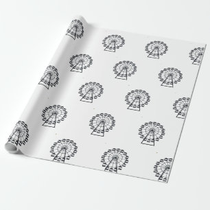 Ferrous Ferris Wheel Wrapping Paper