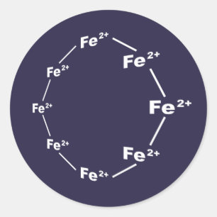 Ferrous Wheel Classic Round Sticker